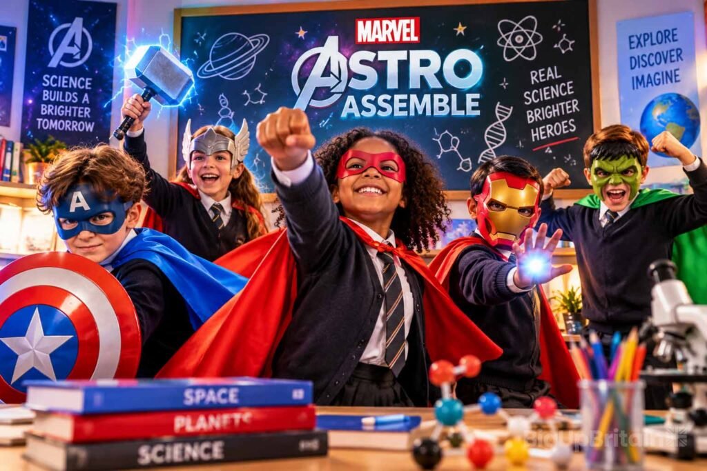 marvel astro assemble - uk science in classrooms