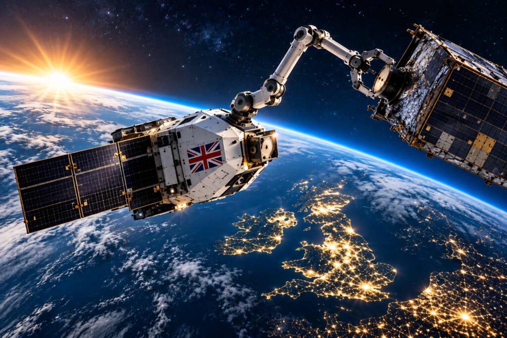 british mission to capture space junk