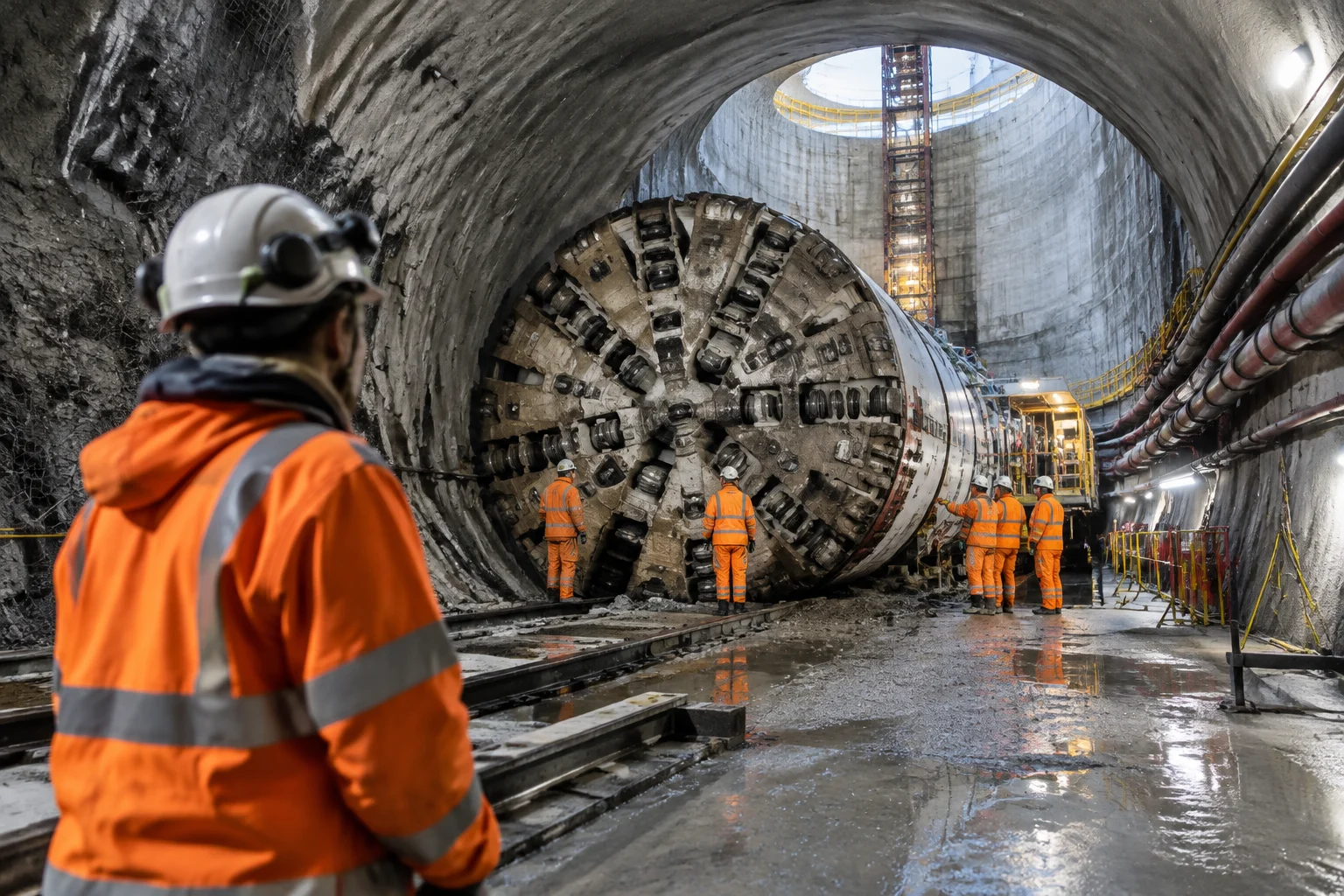 3.4km tunnel breakthrough clears way for hidden power cables beneath Eryri