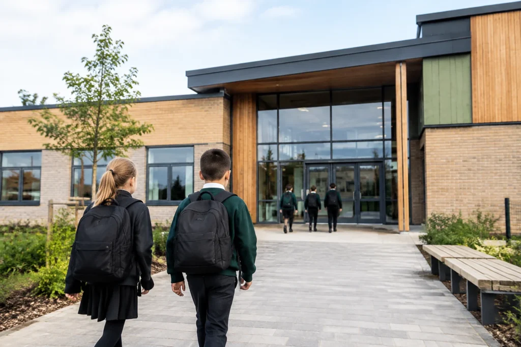 Derby primary school reopens in a brand-new, net-zero building
