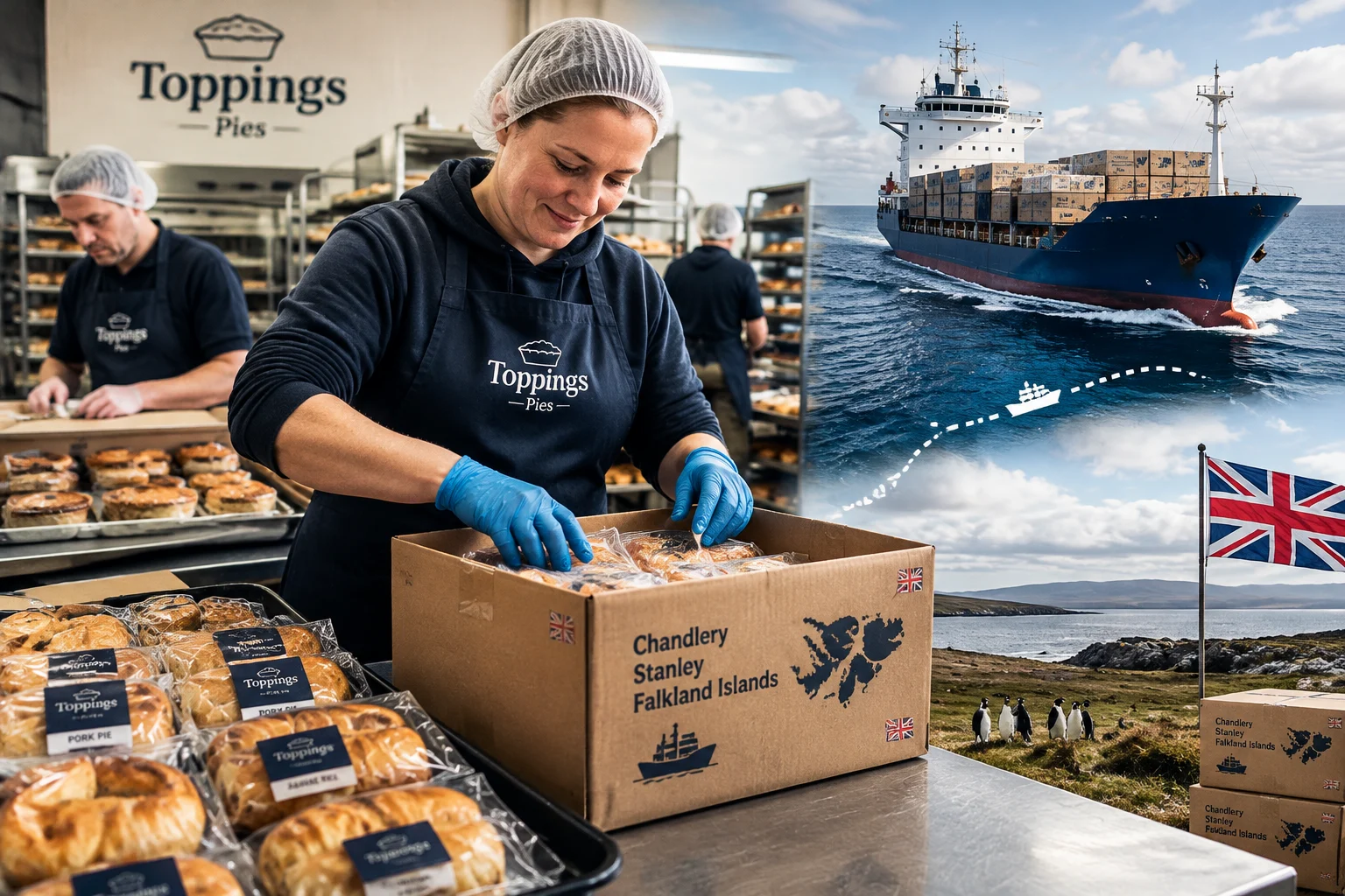 Doncaster pies set sail for an 8,000-mile trip to the Falklands