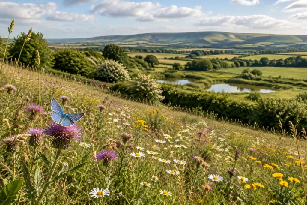 Former wheatfields in West Sussex become a haven for thousands of butterflies Former wheatfields in West Sussex become a haven for thousands of butterflies