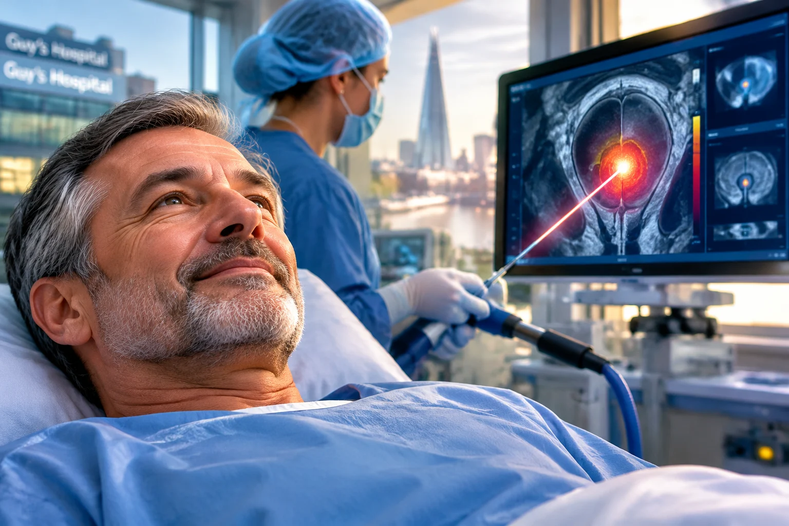 Guy’s Hospital laser pilot clears prostate cancer in eight of first 10 patients