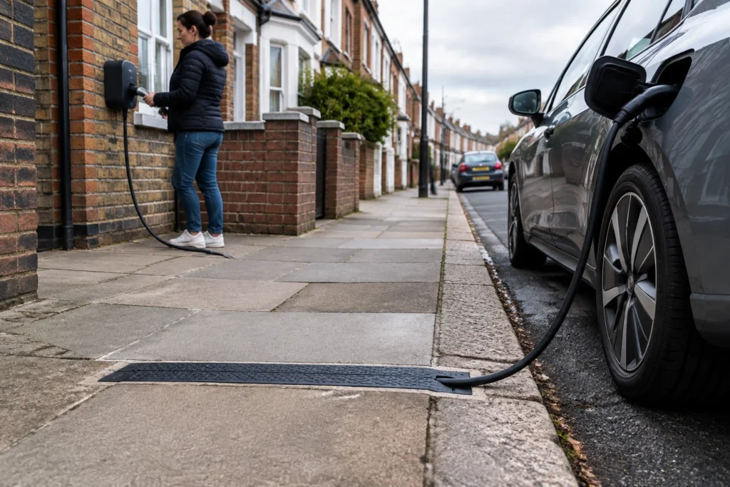 Home EV charging gets simpler for drivers without driveways Home EV charging gets simpler for drivers without driveways