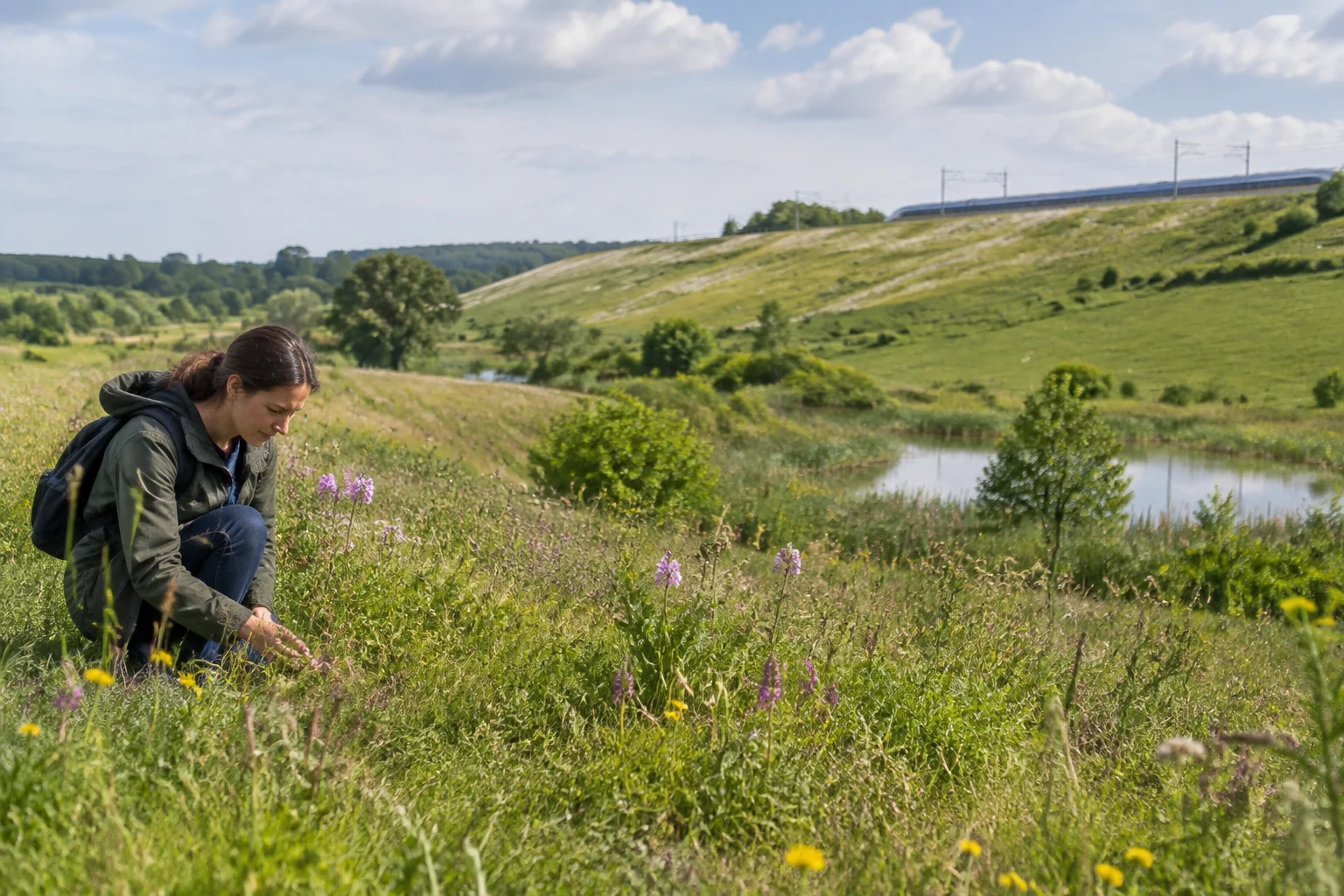 HS2’s chalk slopes are already buzzing with wildlife