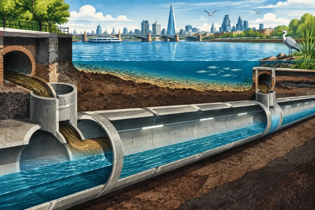 London’s £5bn super sewer is now fully connected London’s £5bn super sewer is now fully connected