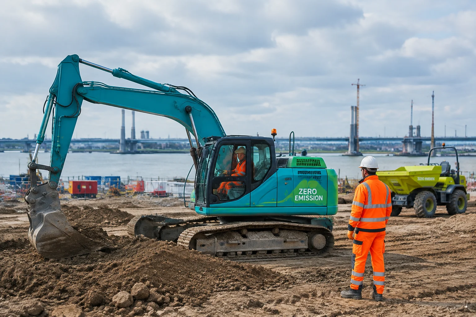 Lower Thames Crossing’s diesel-free fleet passes 30 machines