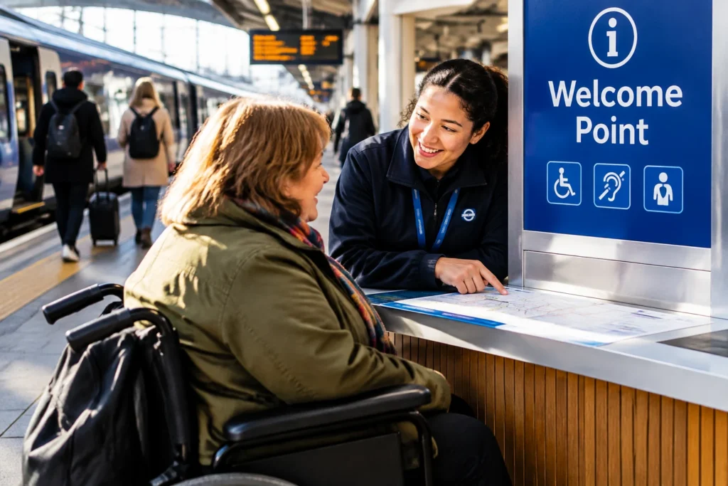 New station Welcome Points aim to make rail travel easier for everyone