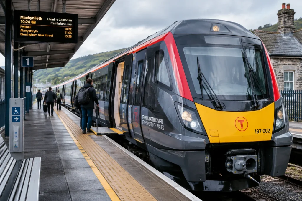 New Welsh-built trains begin service on Cambrian Coast line