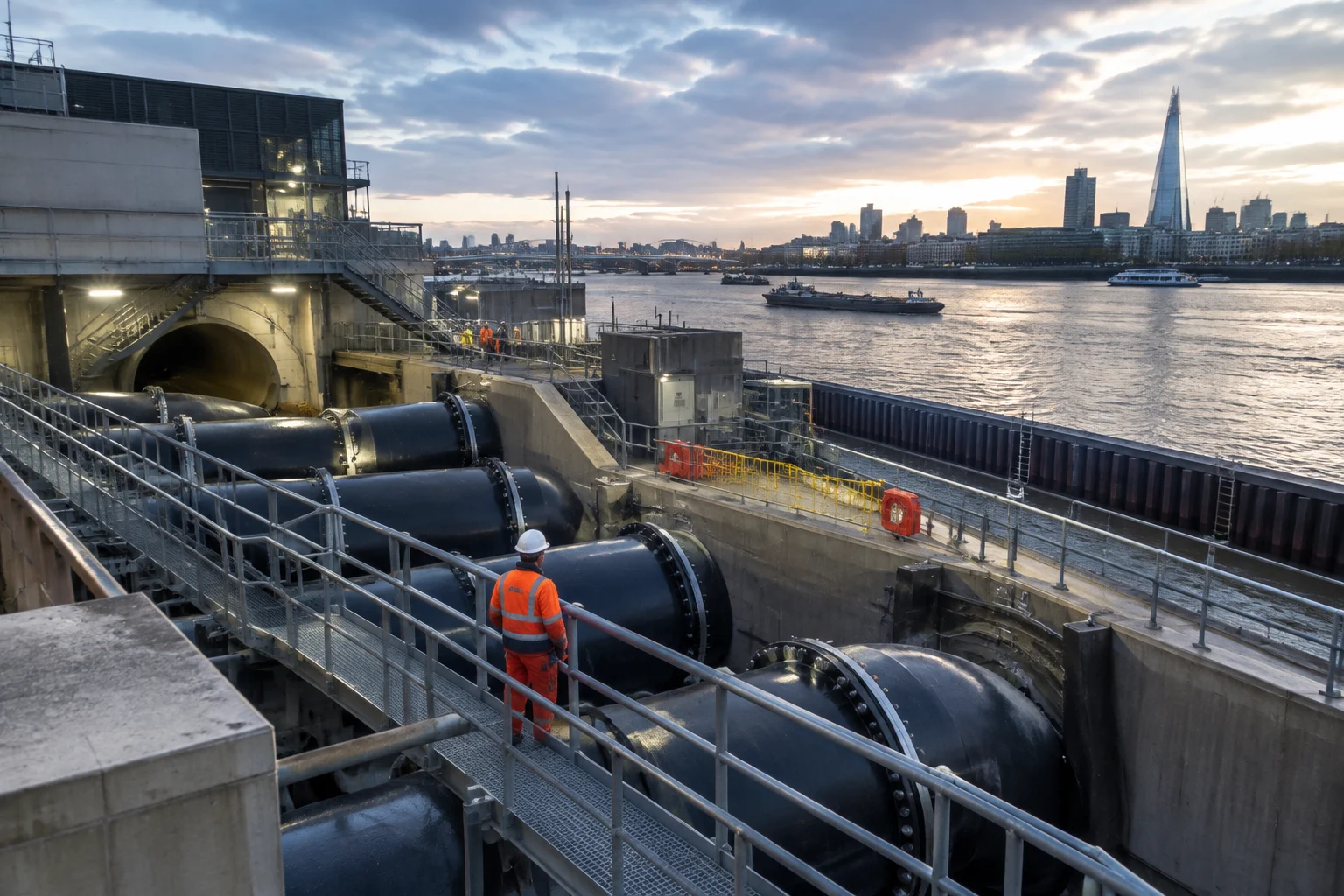 Sewage discharges into the Thames plunge by 86% after super sewer opens