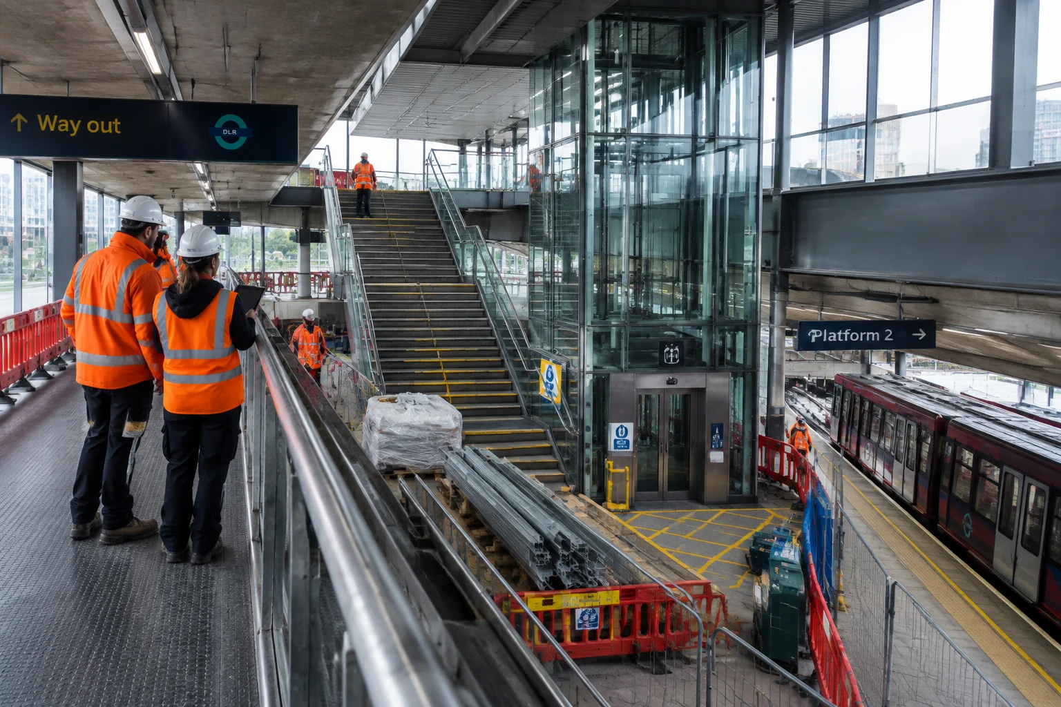 Six escalators to ease pressure at busy Pontoon Dock DLR station