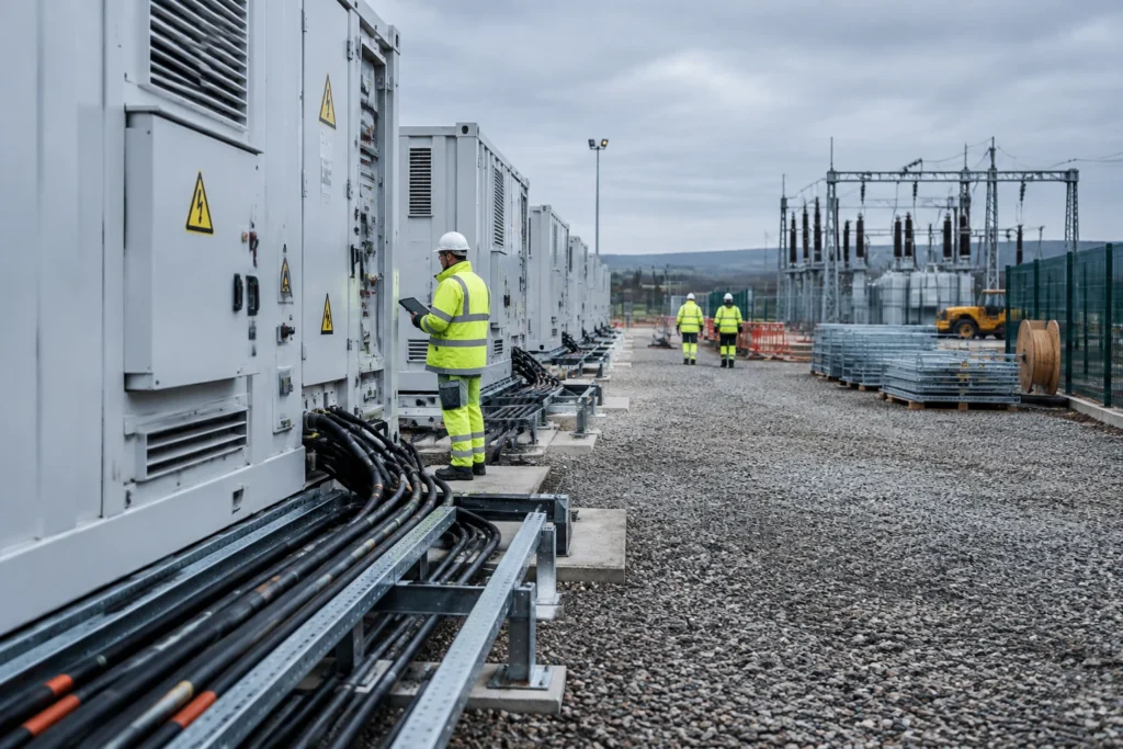 UK battery storage fleet climbs to 8.7GW as construction pipeline grows