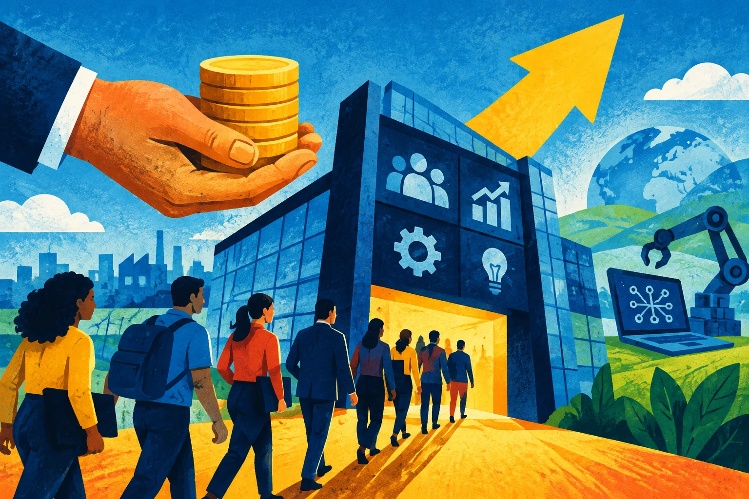 UK firms gear up to hire and invest as business borrowing doubles